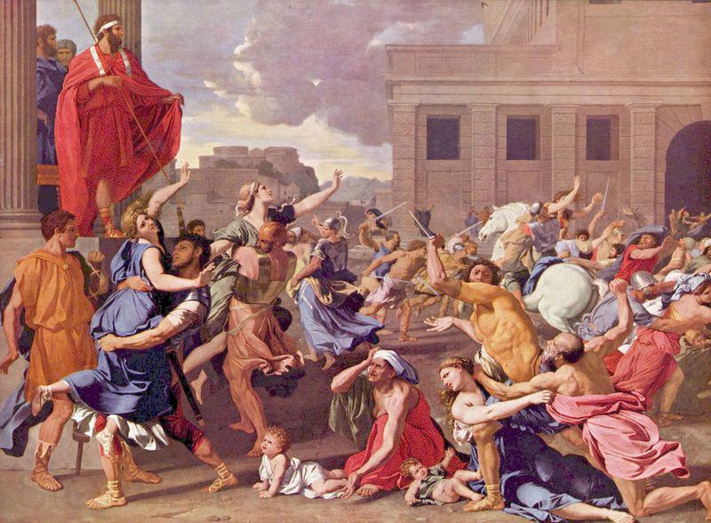 Nicolas Poussin The Rape of the Sabine Women